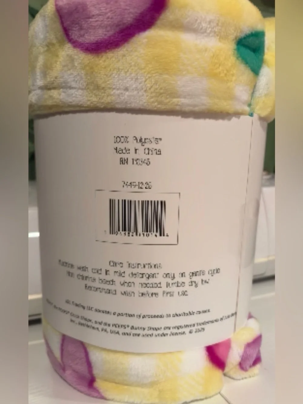 Peeps Plush Easter Throw 50” x 60”
